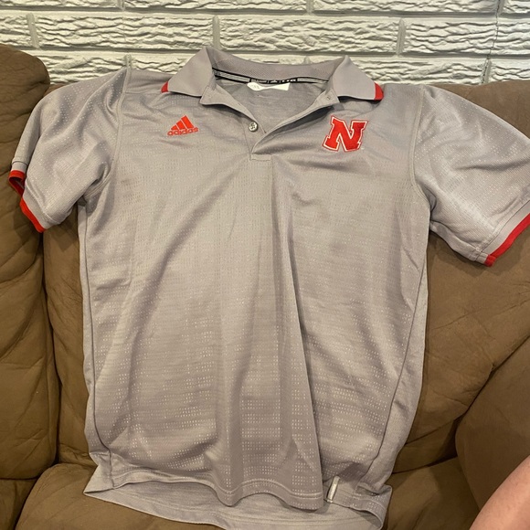 adidas | Shirts | Mens Nebraska Husker 